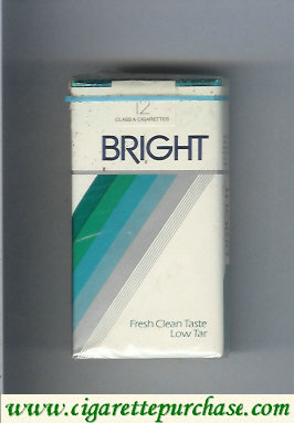 Bright cigarettes low tar USA